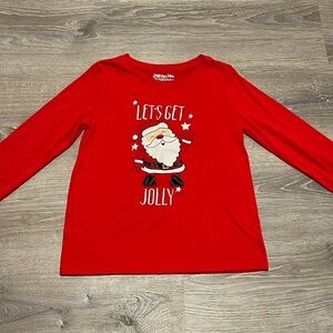 Jammies for families red long sleeve jammy top "tis the season to be Jolly"